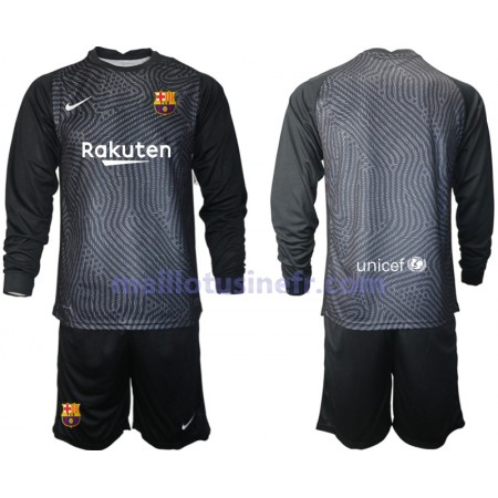 Maillot de Foot FC Barcelone Gardien 2020-21 Manches Longues V004 - Enfant
